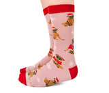 Christmas Pugs Socks Women's