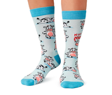 Funny moody cow socks - Uptown Sox