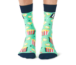 Movie Night Novelty Men's Crew Socks -Uptown Sox