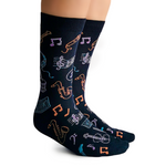 Fun Novelty Cute Music Socks for Women