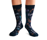 Fun Novelty Cute Music Socks for Women