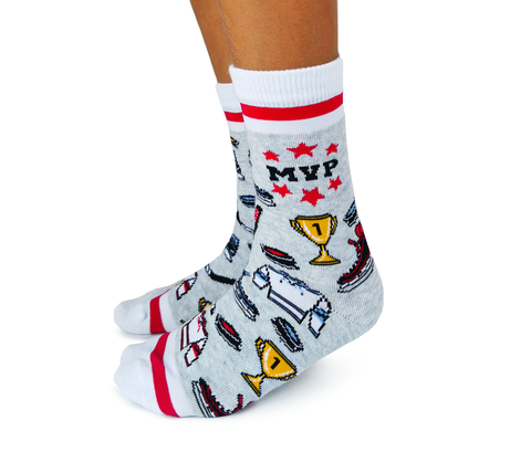 Kid's fun Hockey MVP Socks - Uptown Sox