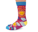 Funny sassy rude sunshine socks - Uptown Sox