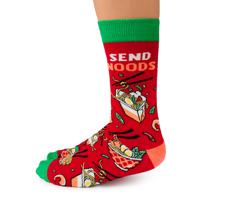 Send Noods Ramen Women's Socks - Uptown Sox