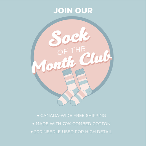 SOCK OF THE MONTH CLUB - 2 PAIR - 3 MONTHS