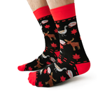 Mens fun Canadian Themed socks