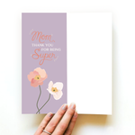 Mother's Day Super Mom Card and Socks