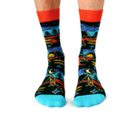 Camping Trailblazer Mens Novelty Socks - Uptown Sox