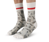 Winter Wonderland Canadian Themed Novelty Socks For Men