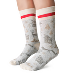 Beautiful Novelty Winter Wonderland Socks for Women