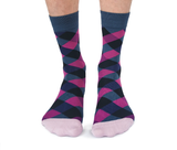 Cool Purple Mens Dress Socks - Uptown Sox