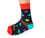 CANADA COLOUR SOCKS MAPLE LEAF -Uptown Sox