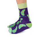 Mens Fun Novelty Pickle Socks - Uptown Sox