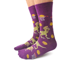 Dinosaur Raptor Basketball Novelty Socks for Men