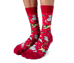 Chat de Noel Chausettes et Carte