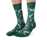 Gone Fishing Novelty Socks for Men - Uptown Sox