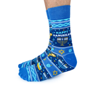 Novelty Happy Hanukkah Socks - Men's Socks