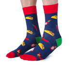 MENS-CREW NOVELTY-TACO-HOT SAUCE-SOCKS - Uptown Sox