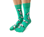 LAZY PANDA NOVELTY SOCKS FOR MEN