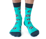 Raccoon Trash Panda Socks - Uptown Sox