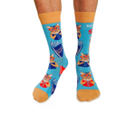 Reading is Sexy Fun Novelty Cat Socks for Men