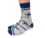 Mens Hockey Socks Blue Maple Leafs - Uptown Sox