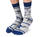 Mens Hockey Socks Blue Maple Leafs - Uptown Sox