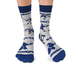 Mens Hockey Socks Blue Maple Leafs - Uptown Sox