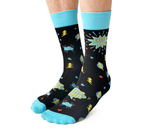 Fun Super Dad Novelty Socks for Men