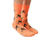 Pink fun novelty mens toucan socks - Uptown Sox