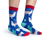 LLAMA CHRISTMAS CARD AND NOVELTY SOCKS