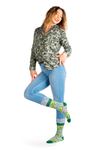 WOMENS-CREW NOVELTY-AVOCADO-GUAC-SOCKS