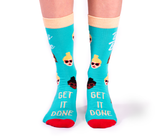 WOMENS-CREW NOVELTY-GIRLBOSS-SOCKS