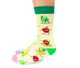 Funny Yoga Fruit socks - Uptown Sox
