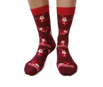 YOGA SANTA CHRISTMAS GREETING CARD AND NOVELTY SOCKS